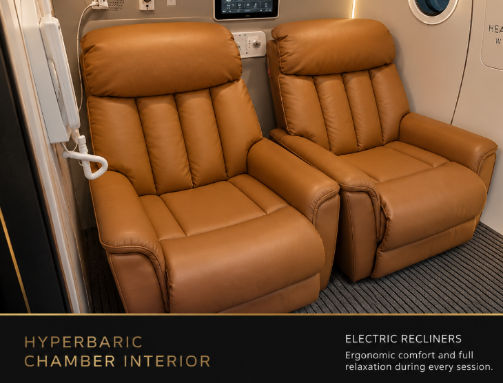 OxyCheny Premium Dual-Seat Hard-Shell Hyperbaric Chamber CY7