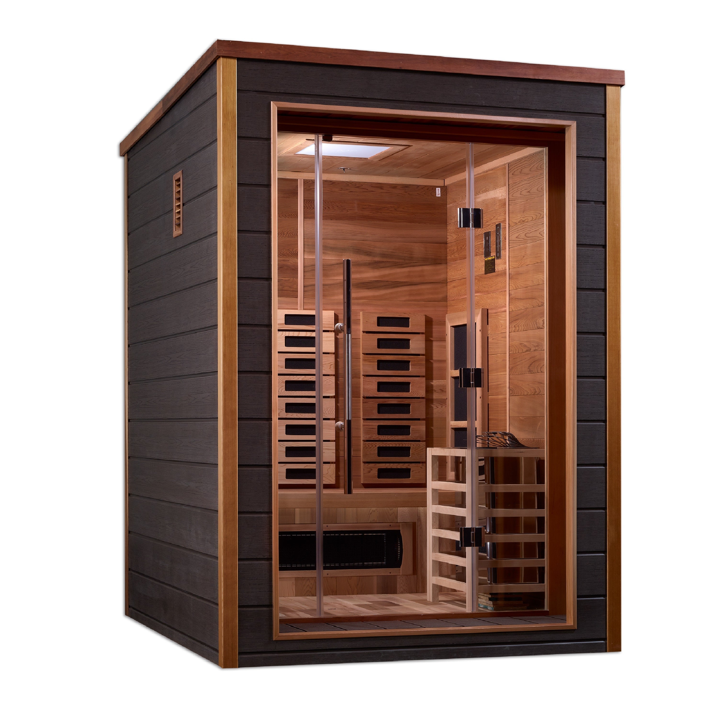 Golden Designs "Nora" 2-Person Hybrid Outdoor/Indoor Sauna (GDI-8222-01)