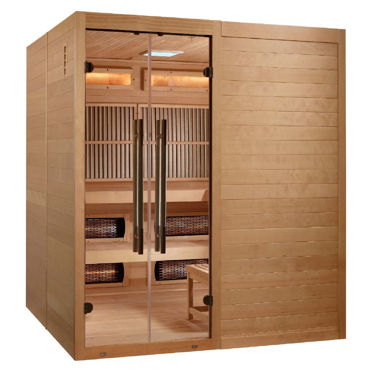 Golden Designs Toledo 6-Person Indoor Hybrid Sauna