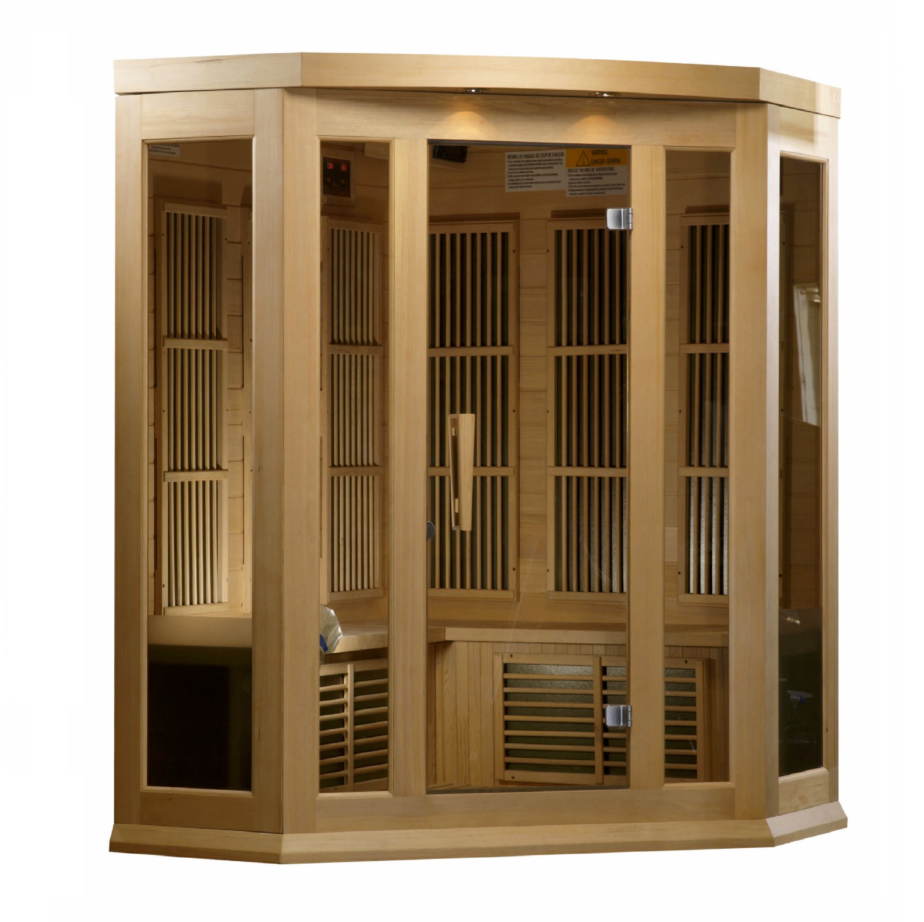Golden Designs Maxxus 3-Person Low EMF FAR Infrared Sauna (MX-K356-01)