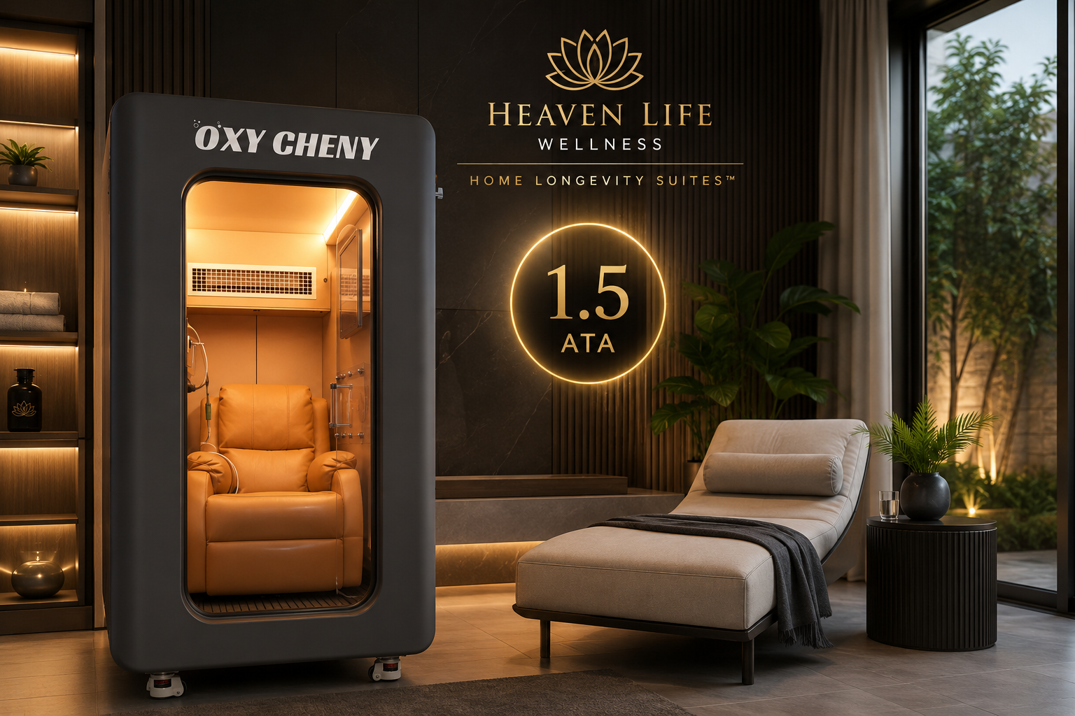 OxyCheny Comfortable Monoplace Hard Shell Hyperbaric Chamber CY5