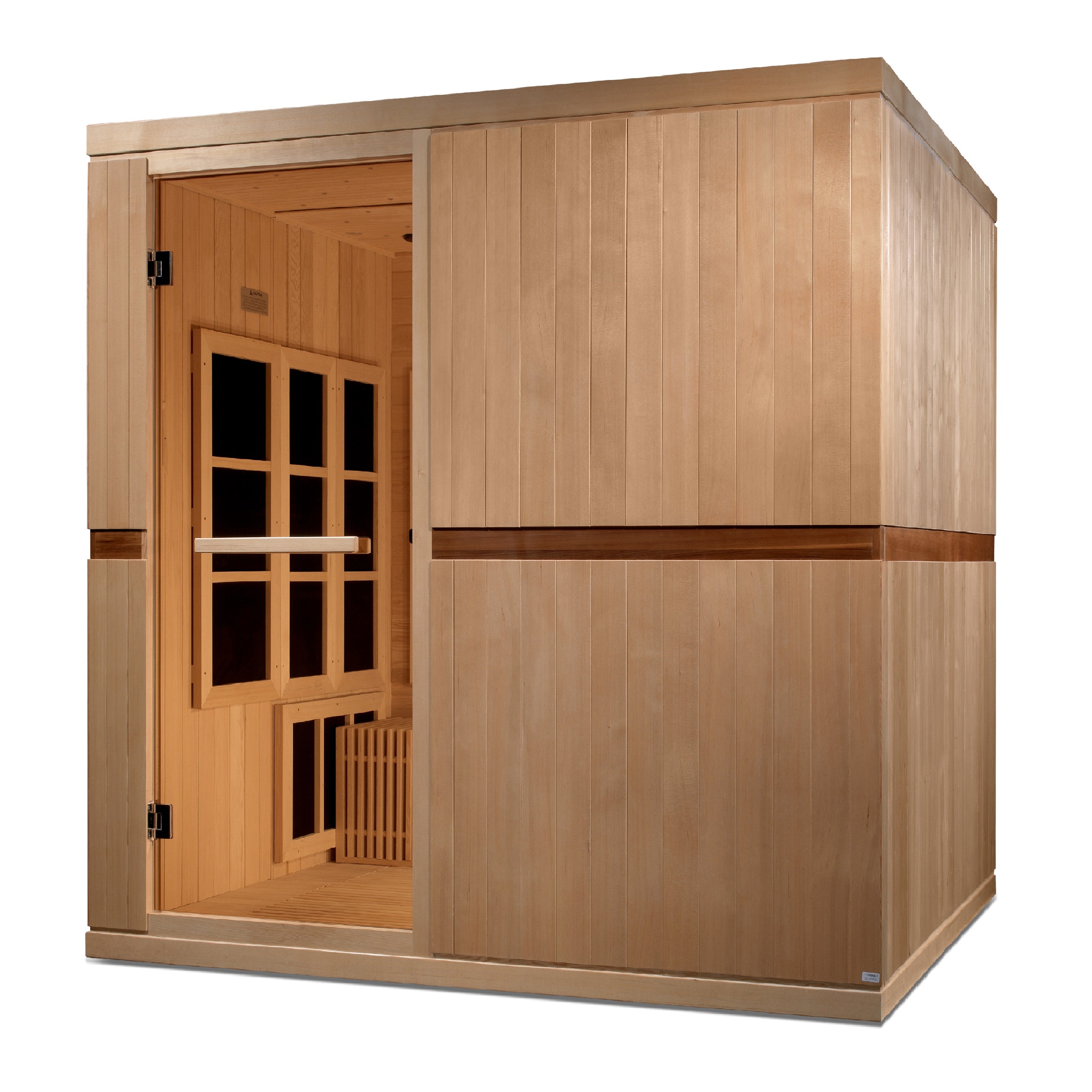 Golden Designs "Catalonia" 8-Person Near Zero EMF FAR IR Sauna (GDI-6880-02 Elite)