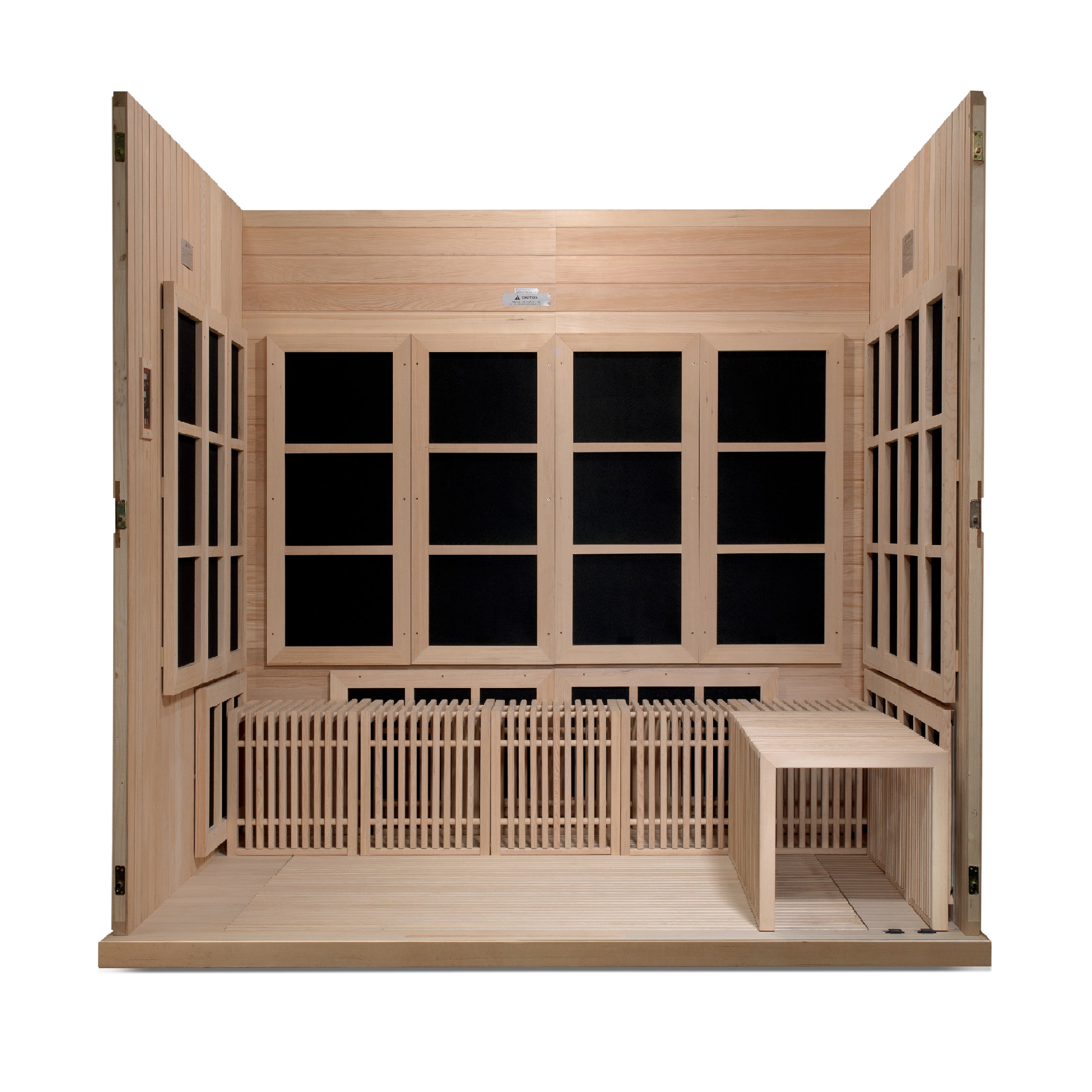 Golden Designs "Catalonia" 8-Person Near Zero EMF FAR IR Sauna (GDI-6880-02 Elite)