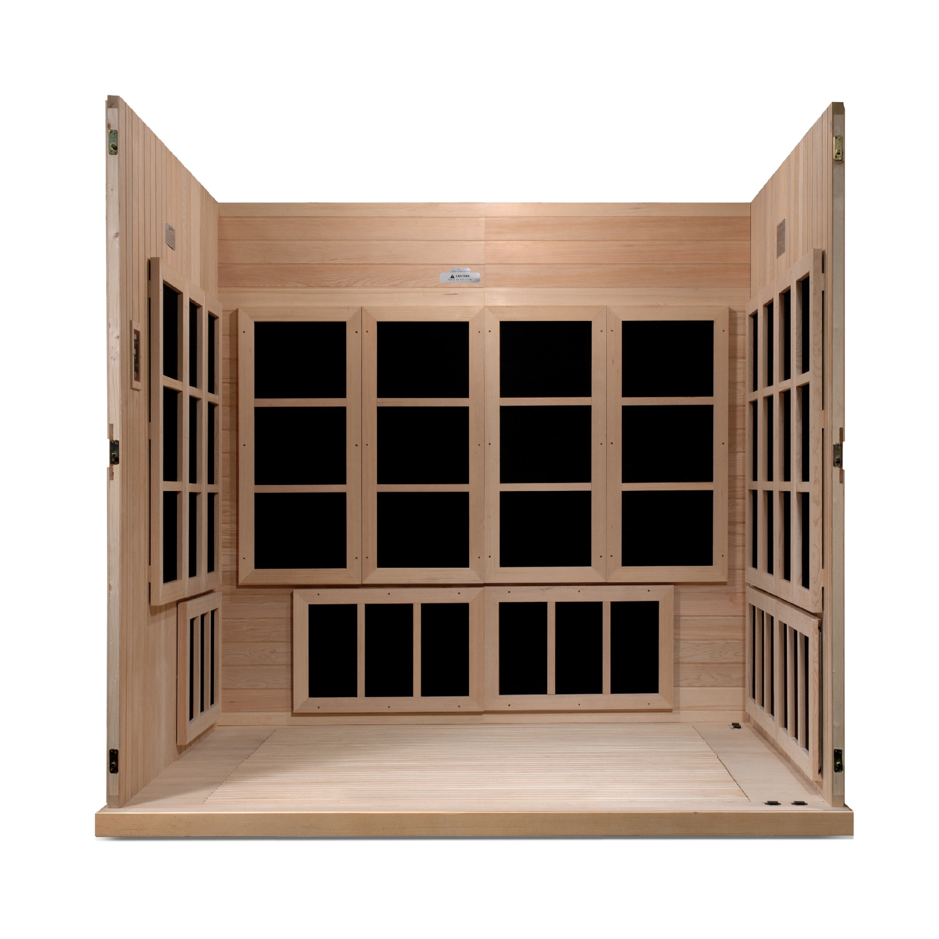 Golden Designs "Catalonia" 8-Person Near Zero EMF FAR IR Sauna (GDI-6880-02 Elite)