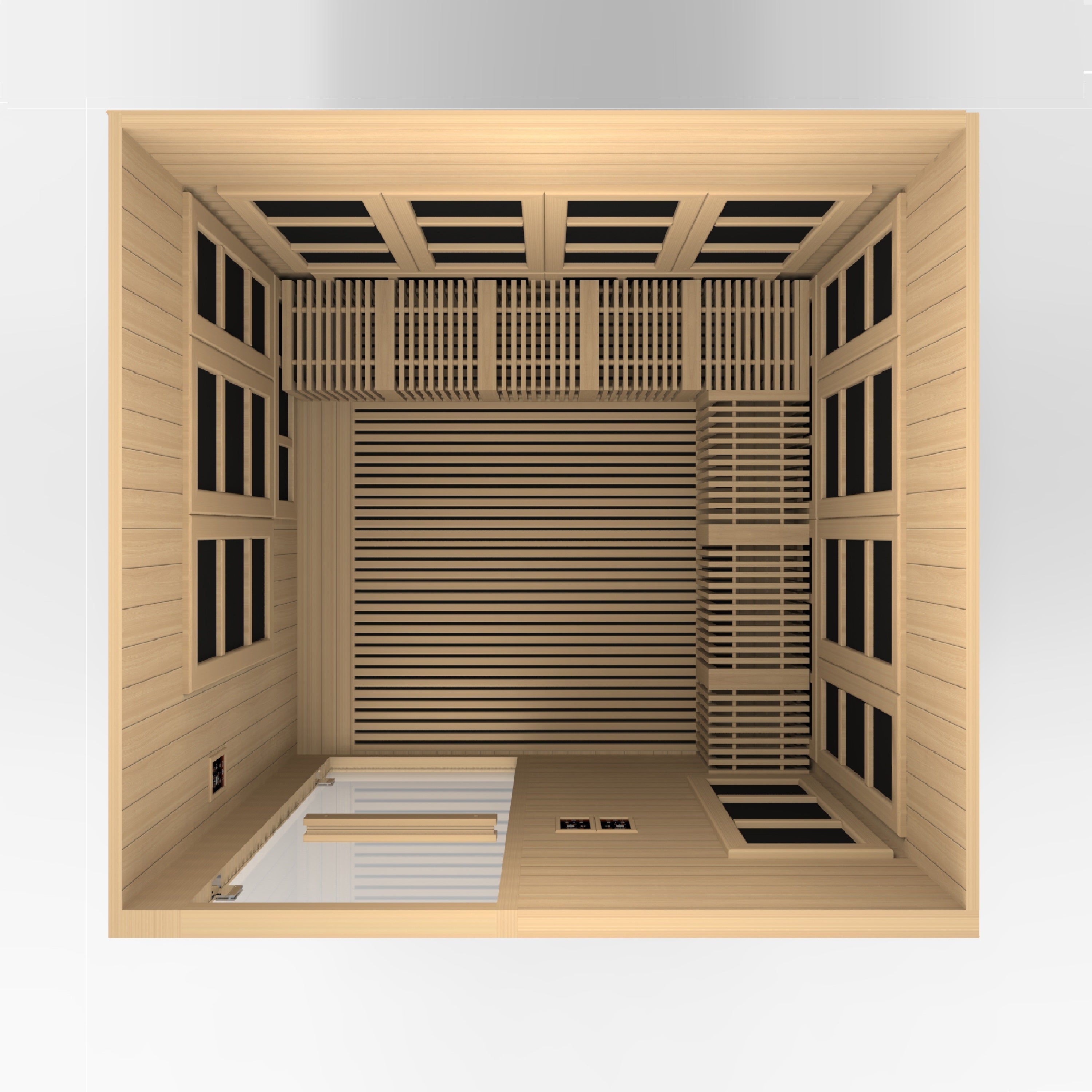 Golden Designs "Catalonia" 8-Person Near Zero EMF FAR IR Sauna (GDI-6880-02 Elite)