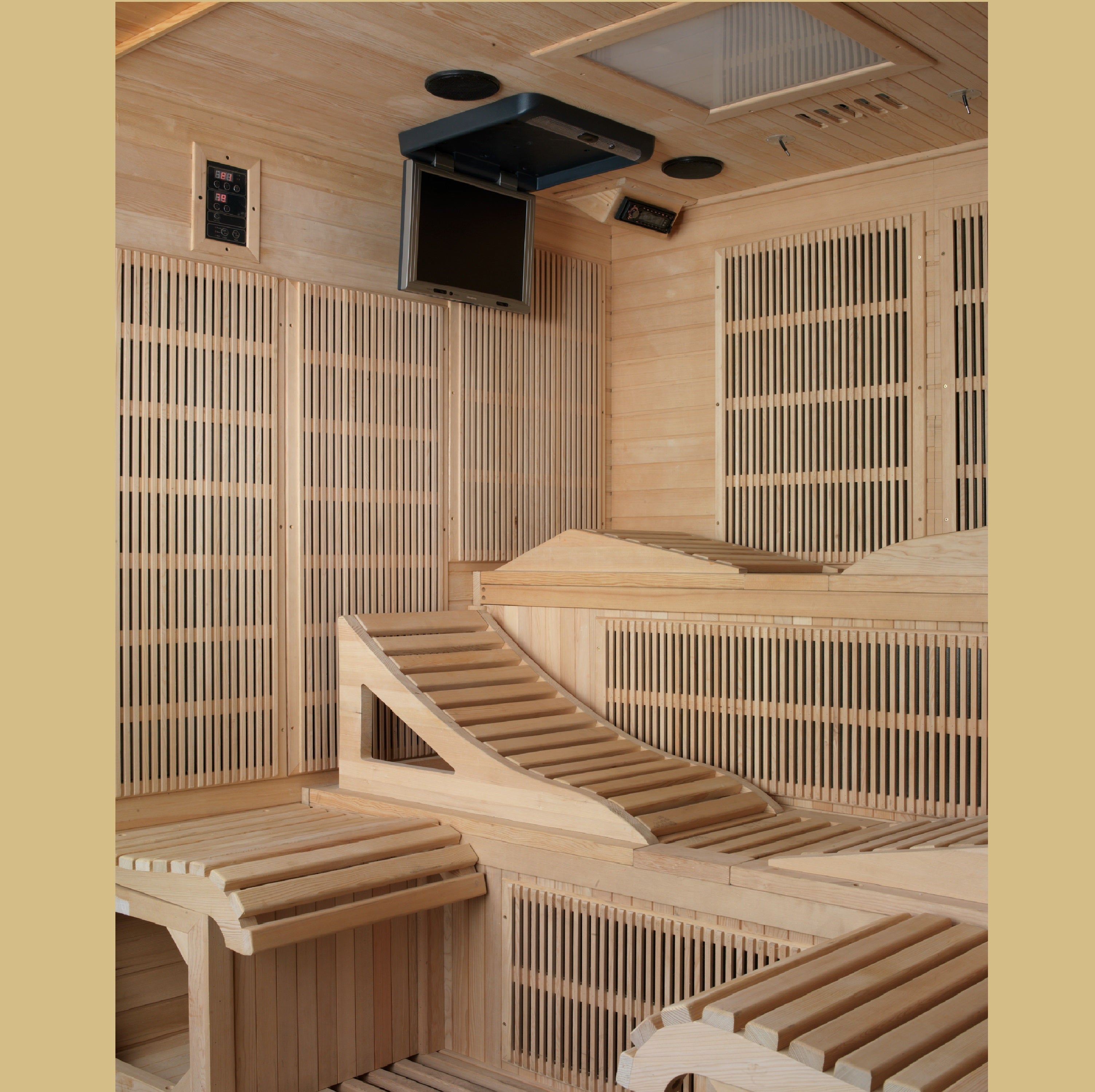 Golden Designs "Monaco" 6-Person Near Zero EMF FAR Infrared Sauna (GDI-6996-01 Elite)