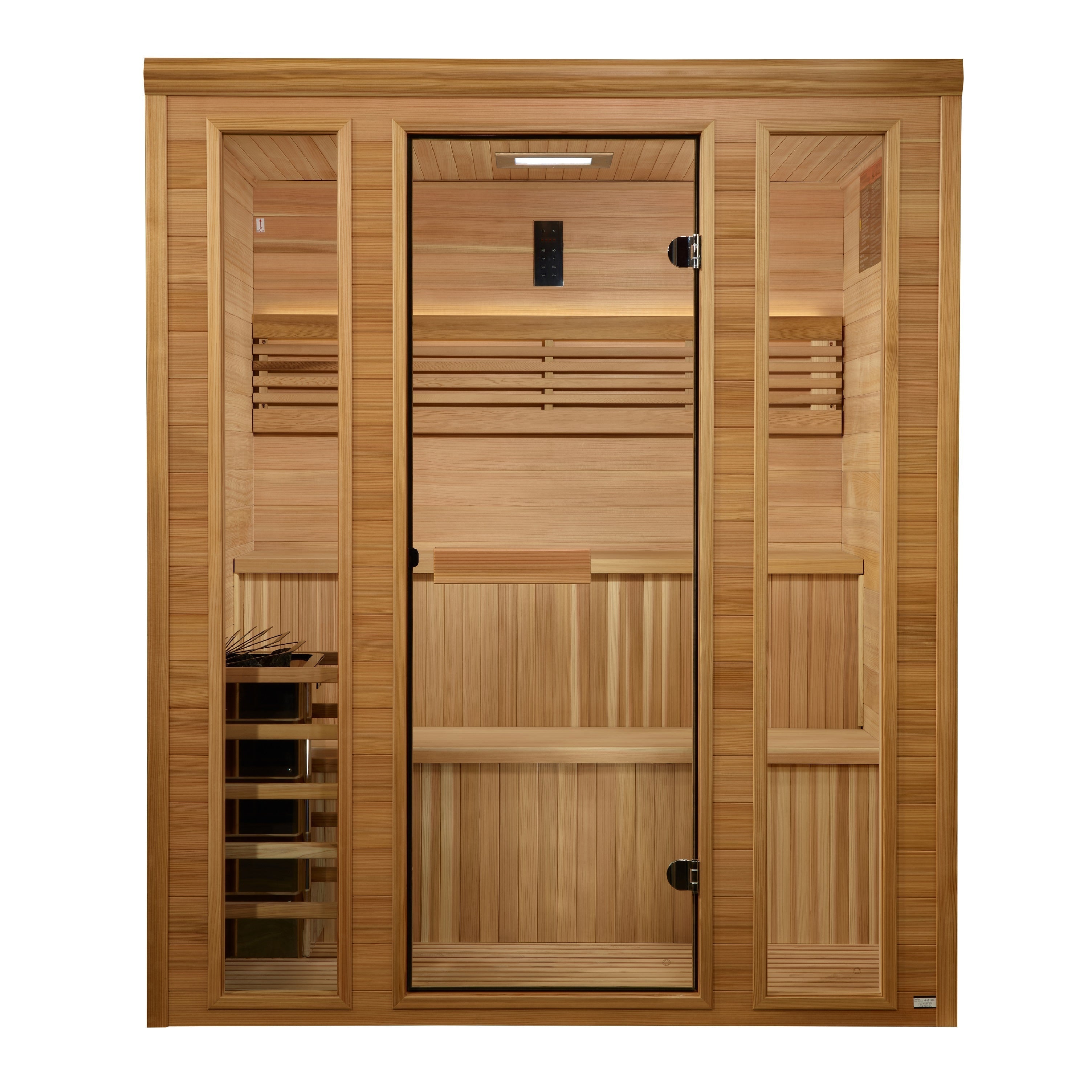 Golden Designs "Engelberg" 6-Person Traditional Steam Sauna (GDI-7060-01) – 2025 Edition