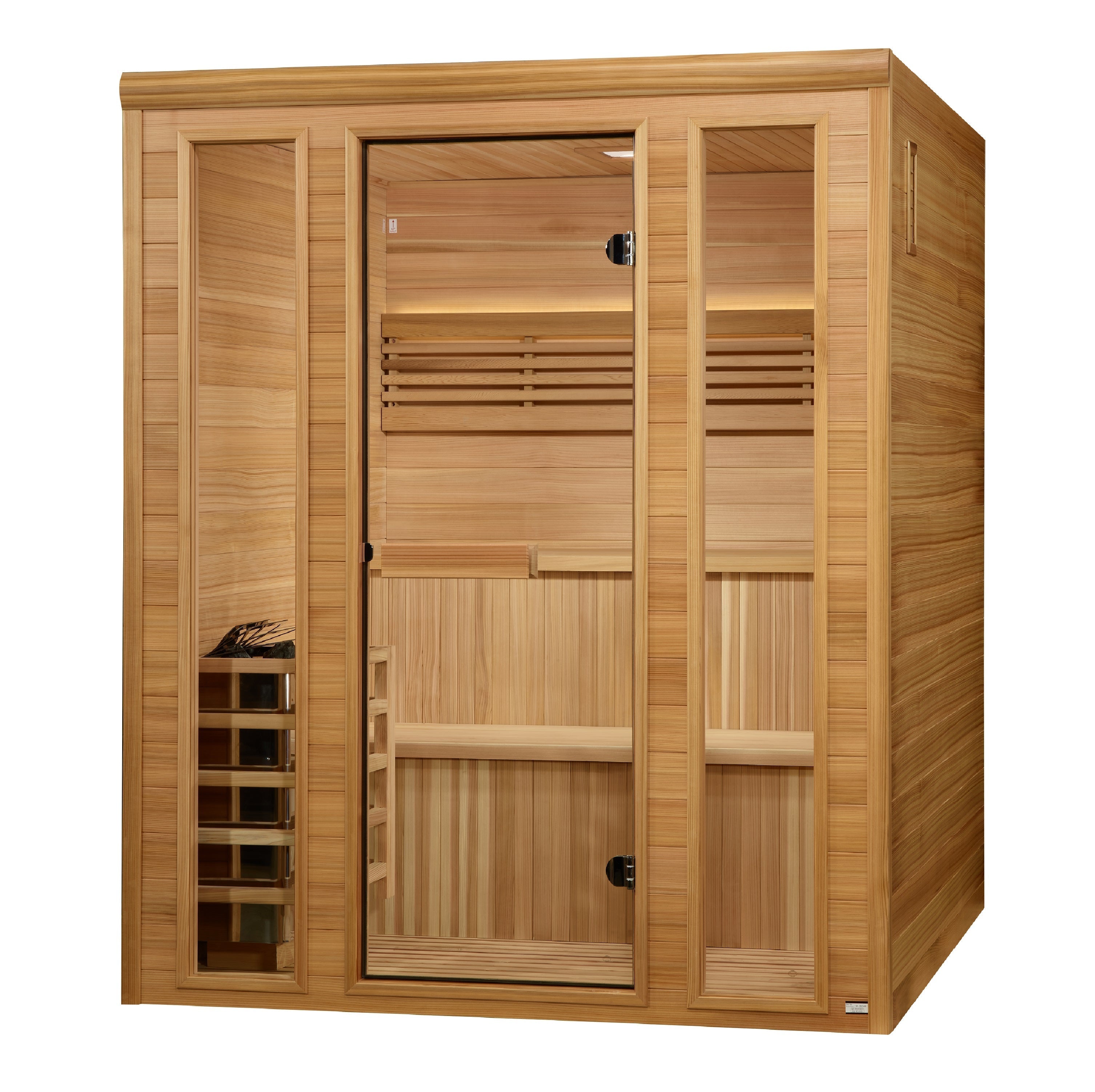 Golden Designs "Engelberg" 6-Person Traditional Steam Sauna (GDI-7060-01) – 2025 Edition