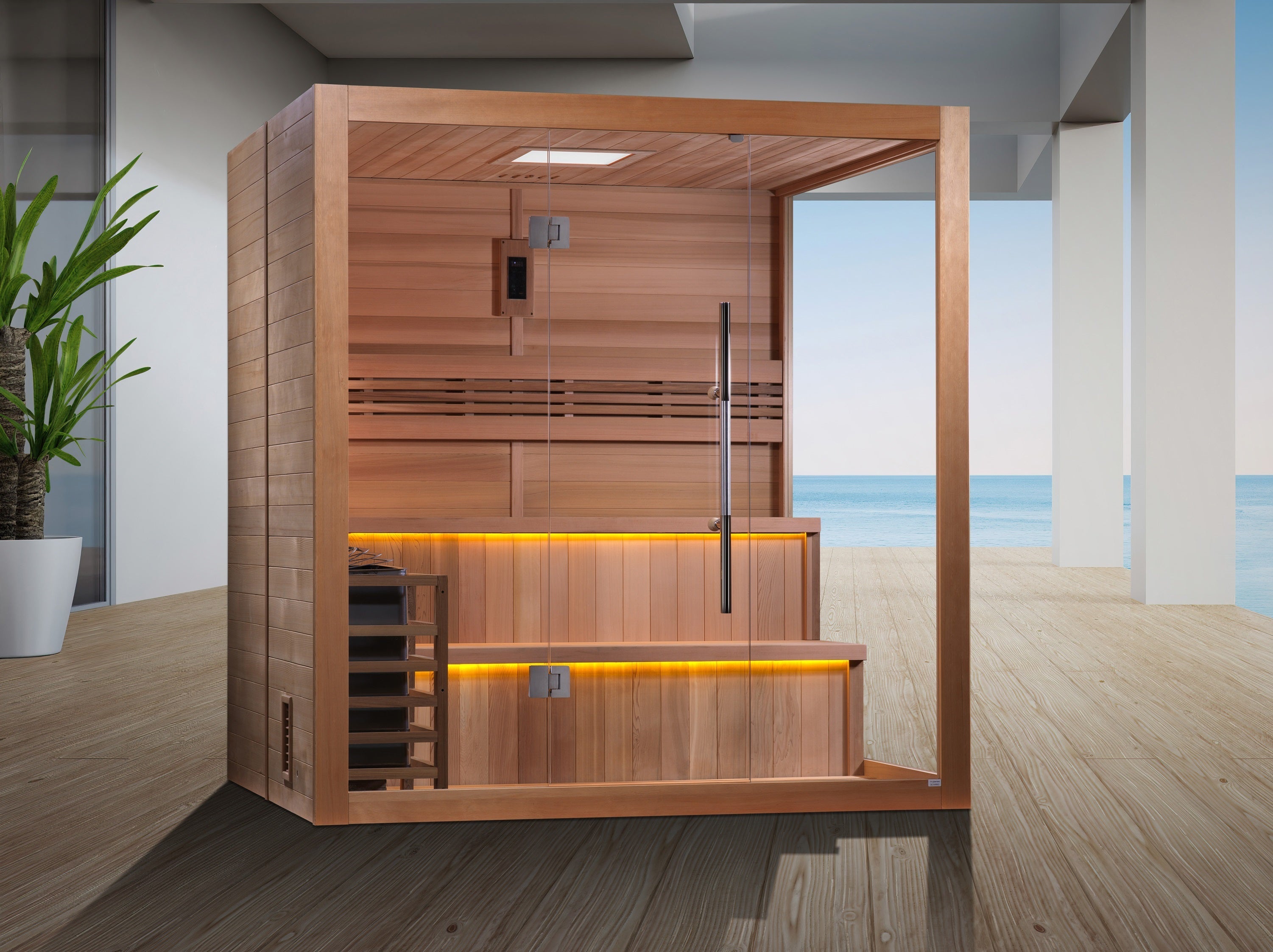 Golden Designs "Kuusamo" 6-Person Traditional Sauna (GDI-7206-01)