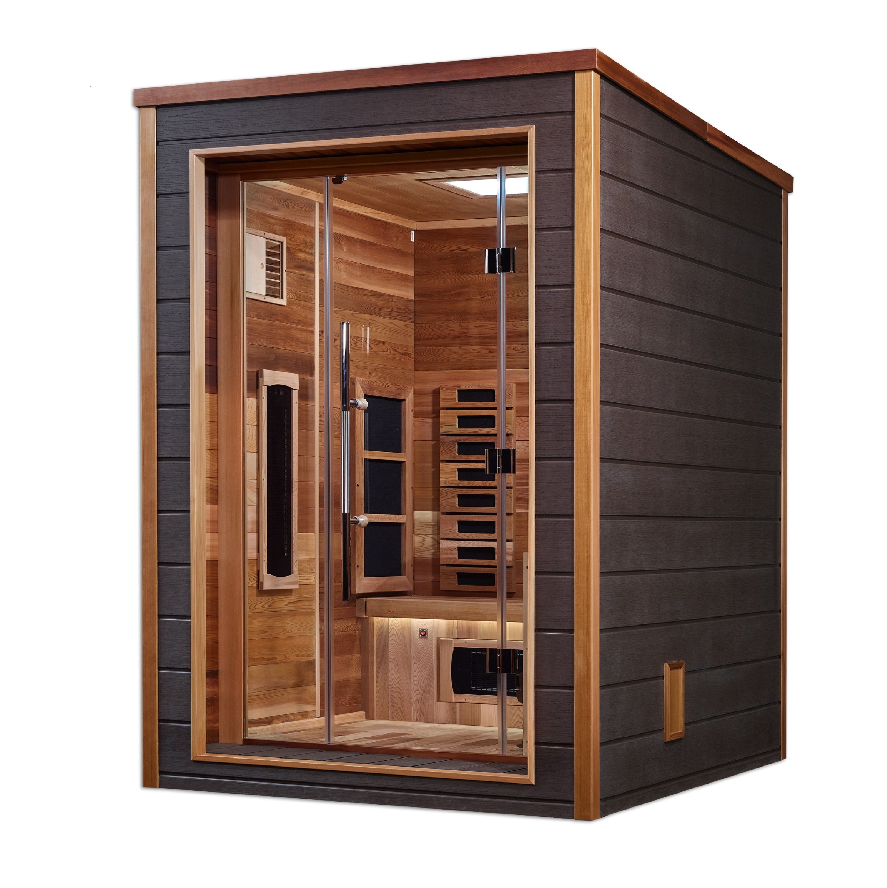 Golden Designs "Nora" 2-Person Hybrid Outdoor/Indoor Sauna (GDI-8222-01)