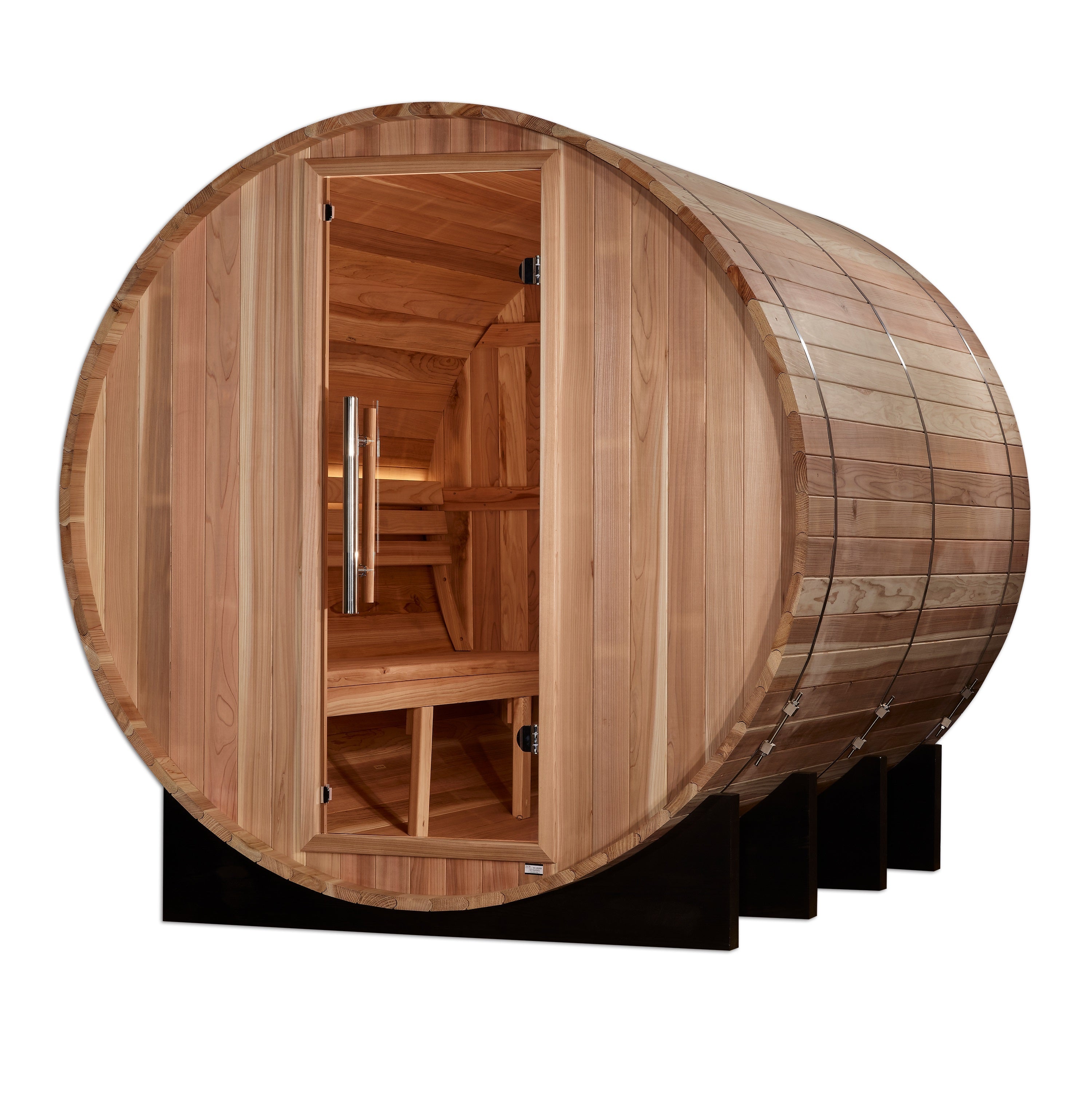 Golden Designs "Klosters" 6-Person Barrel Traditional Sauna (GDI-B006-01)