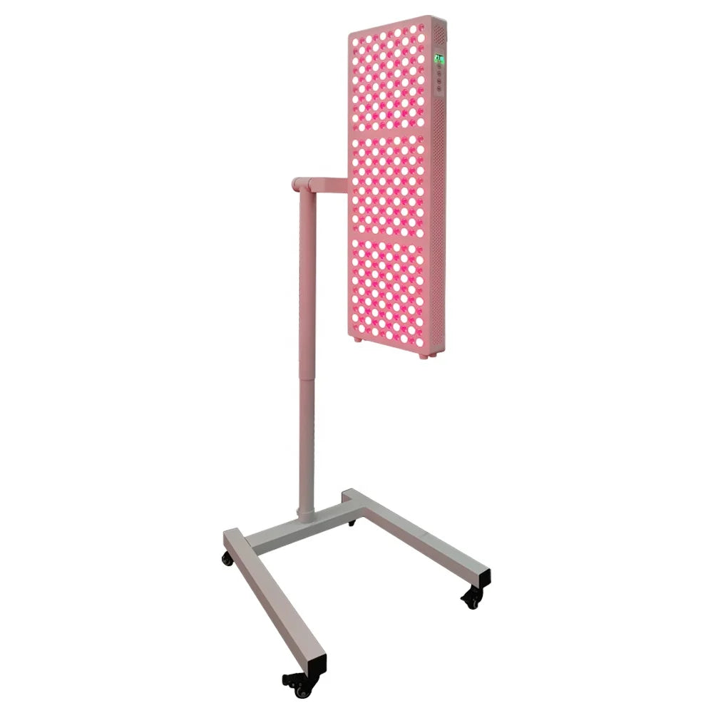 Full Body Red Light Therapy Adjustable Height Movable Floor Stand