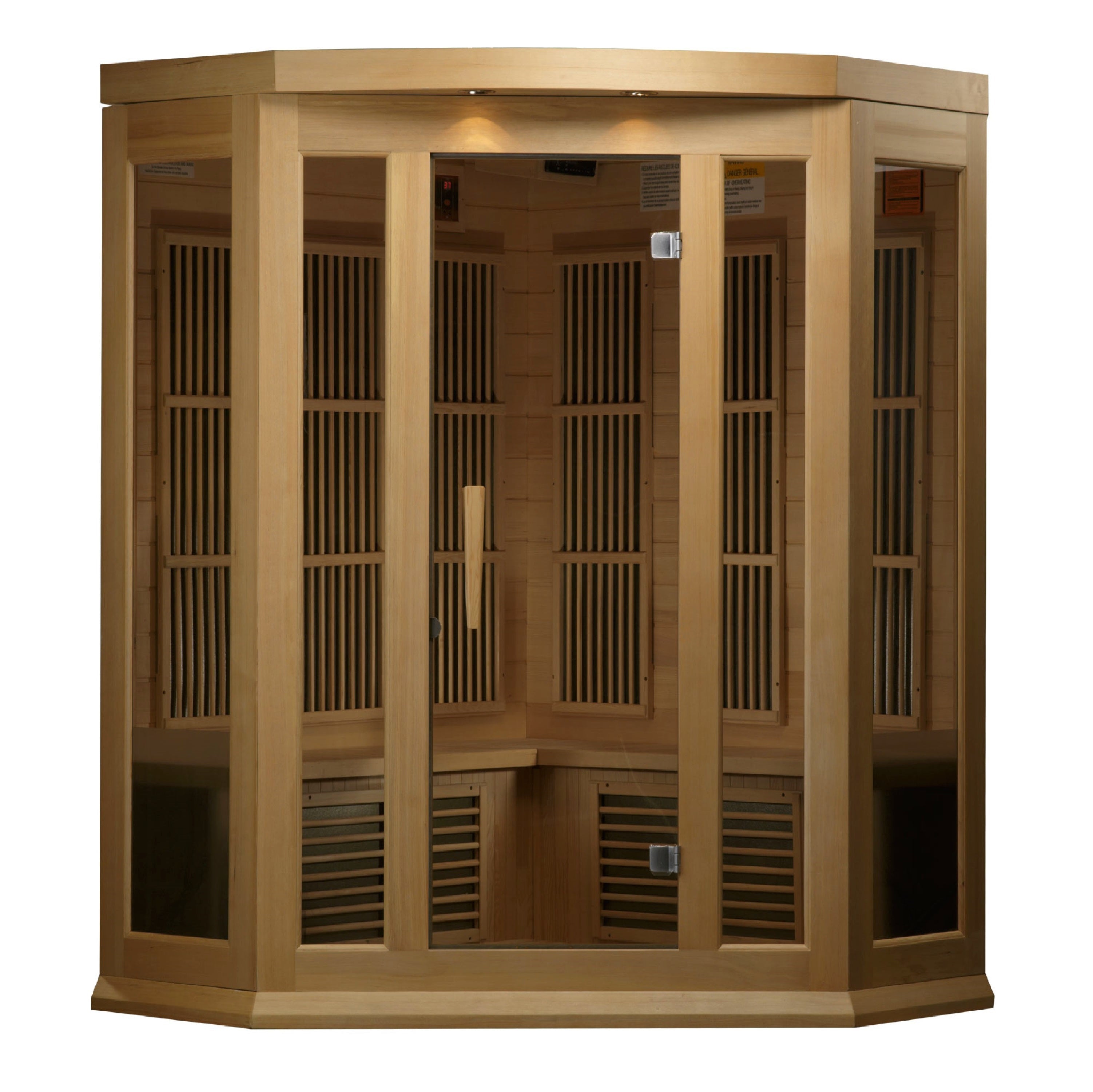 Golden Designs Maxxus 3-Person Low EMF FAR Infrared Sauna (MX-K356-01)