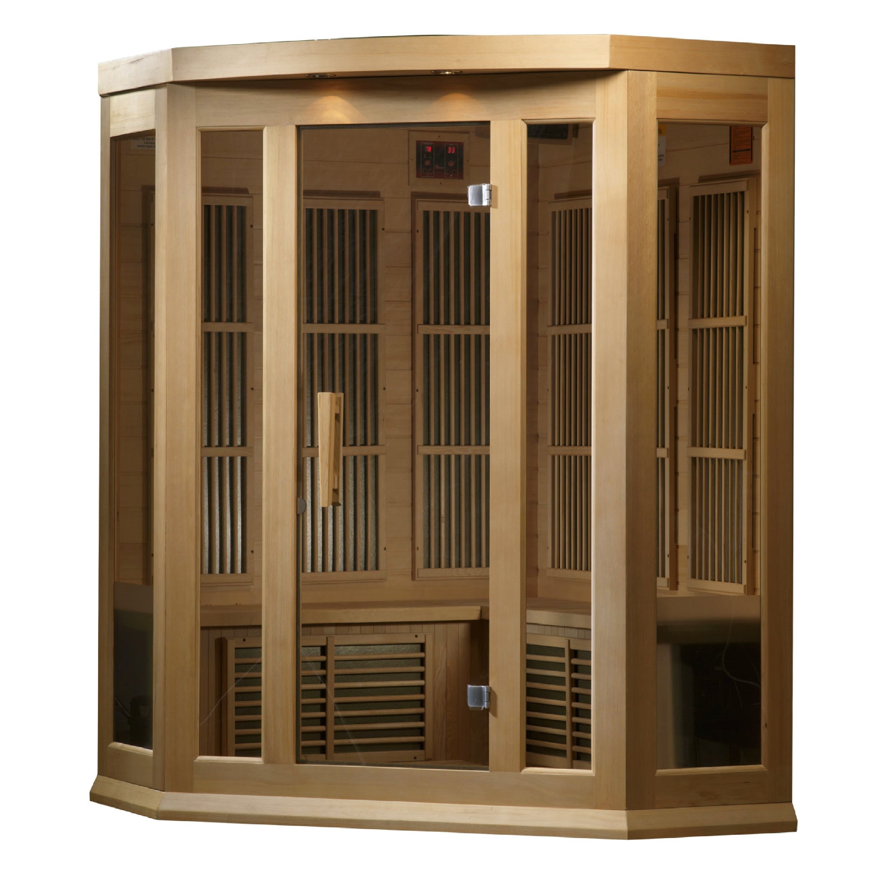Golden Designs Maxxus 3-Person Low EMF FAR Infrared Sauna (MX-K356-01)