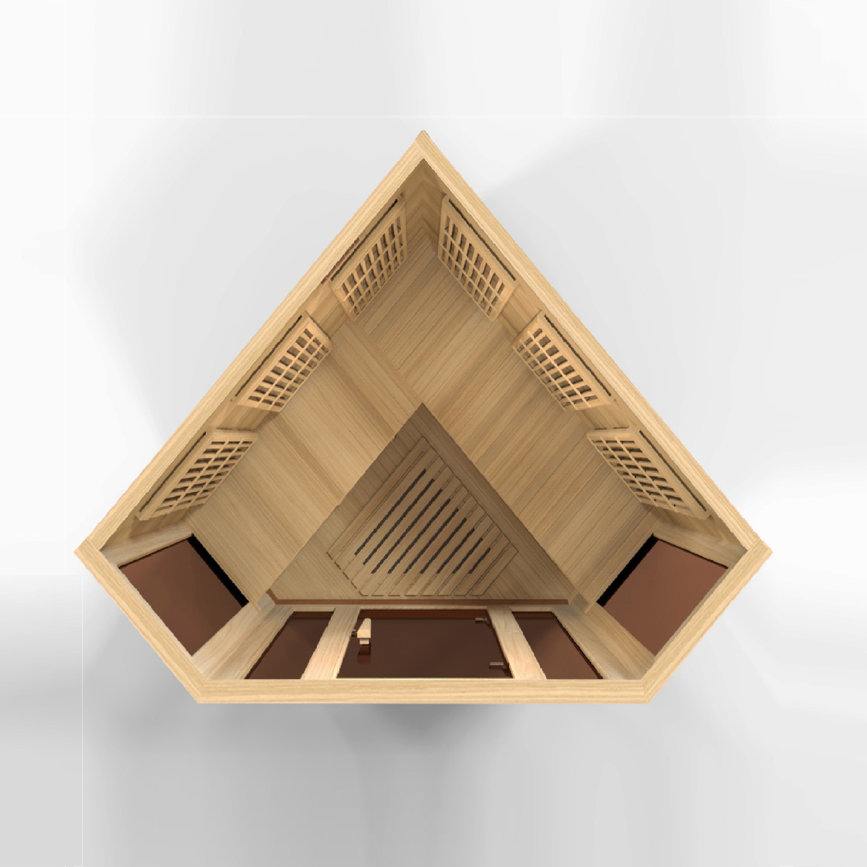 Golden Designs Maxxus 3-Person Low EMF FAR Infrared Sauna (MX-K356-01)