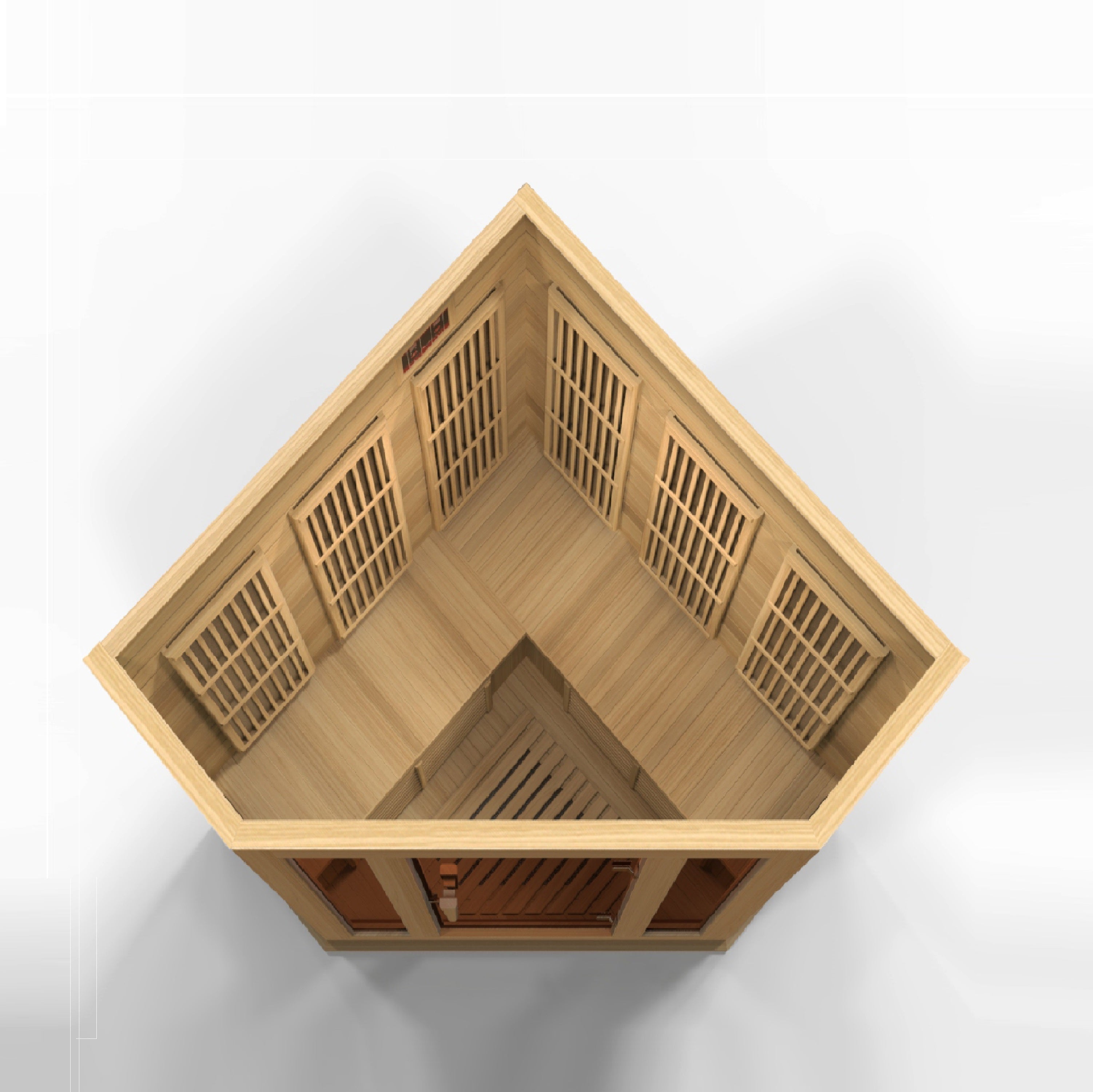 Golden Designs Maxxus 3-Person Low EMF FAR Infrared Sauna (MX-K356-01)