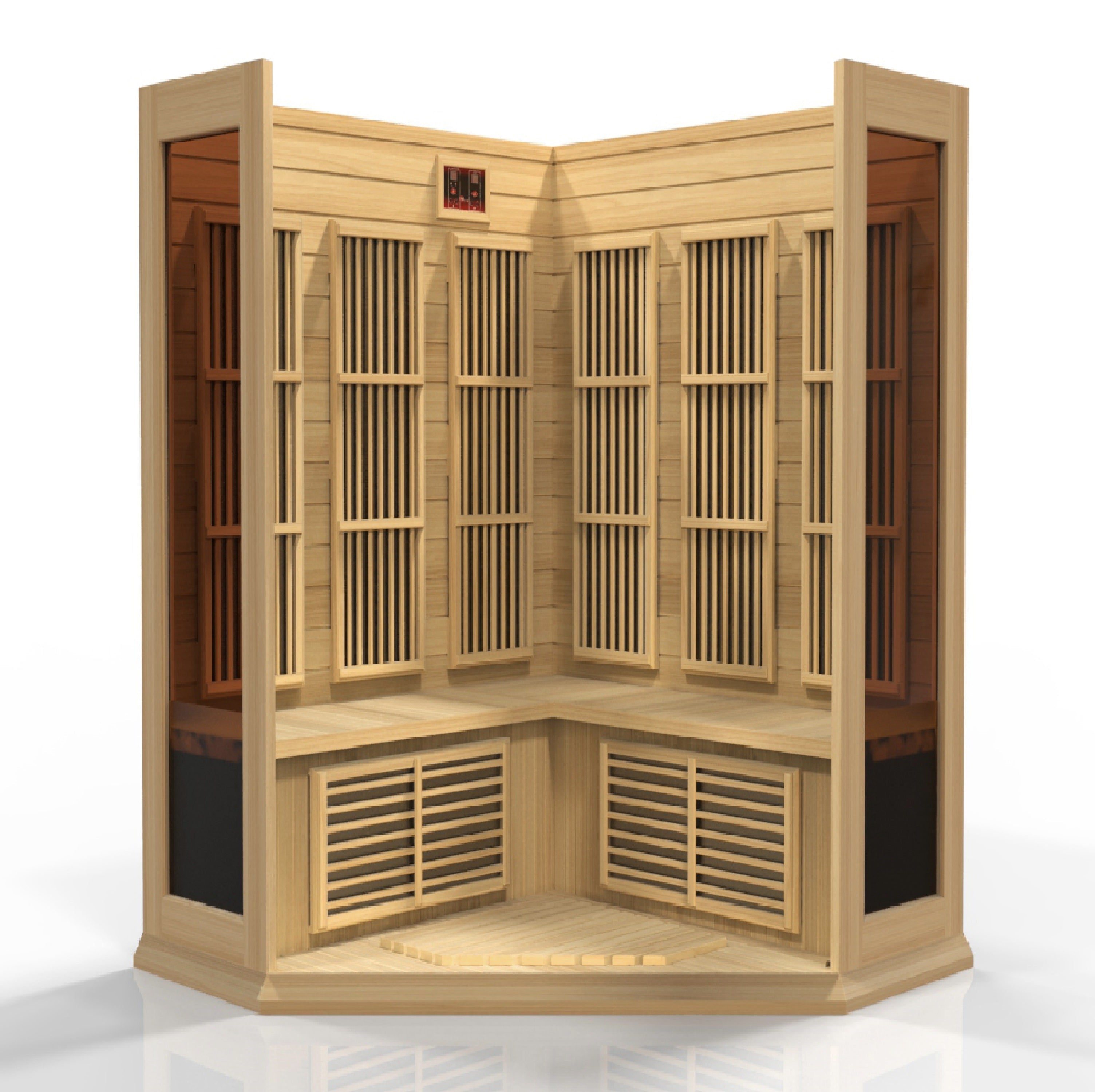 Golden Designs Maxxus 3-Person Low EMF FAR Infrared Sauna (MX-K356-01)