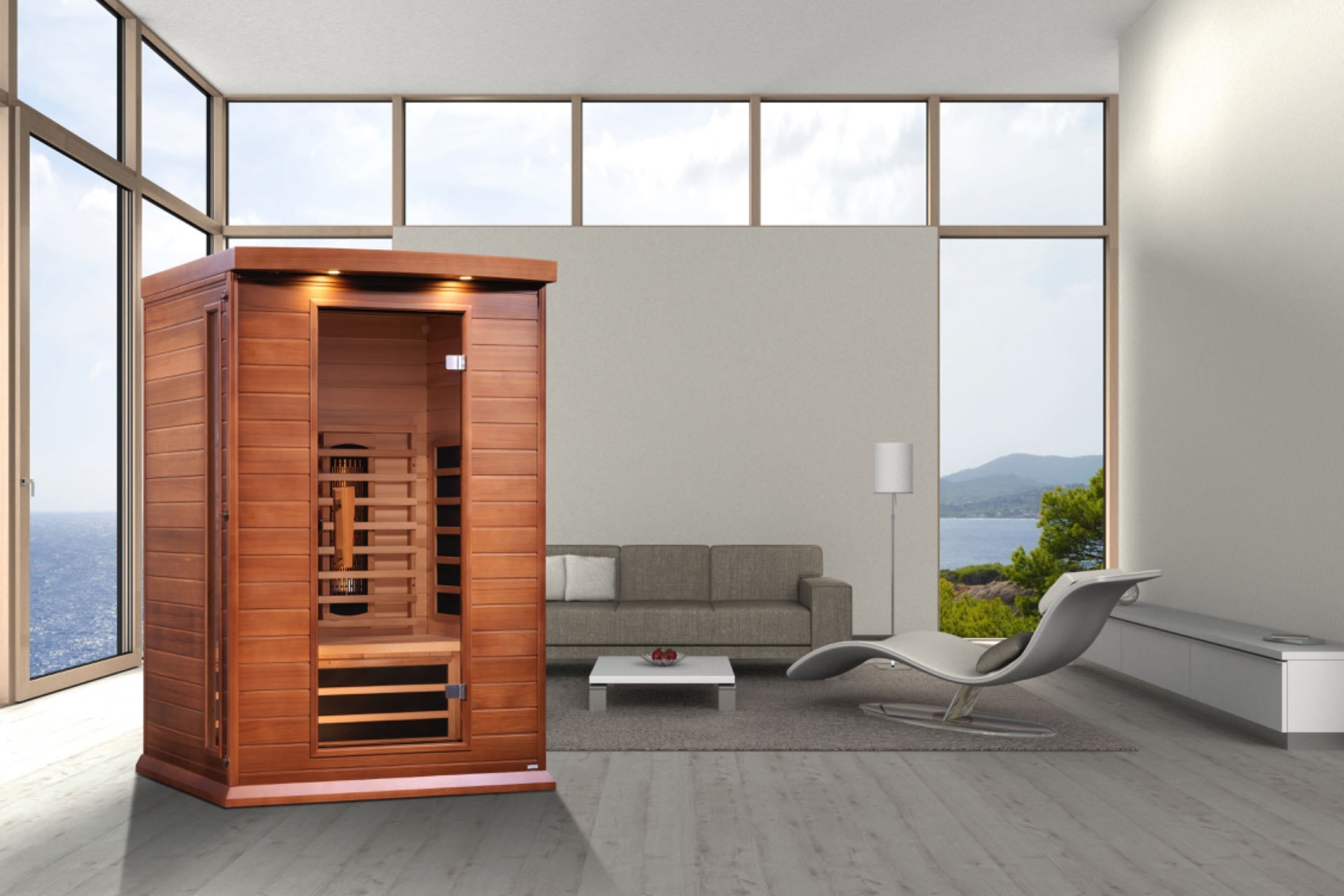 Golden Designs Maxxus 2-Person Full Spectrum Infrared Sauna (MX-M206-01-FS CED)