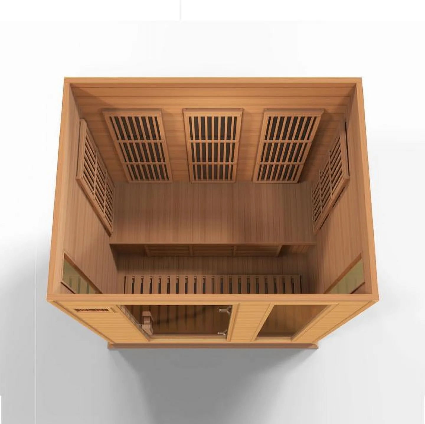 Sauna  3 per near Zero EMF FAR Infrared Carbon Canadian Hemlock Sauna;