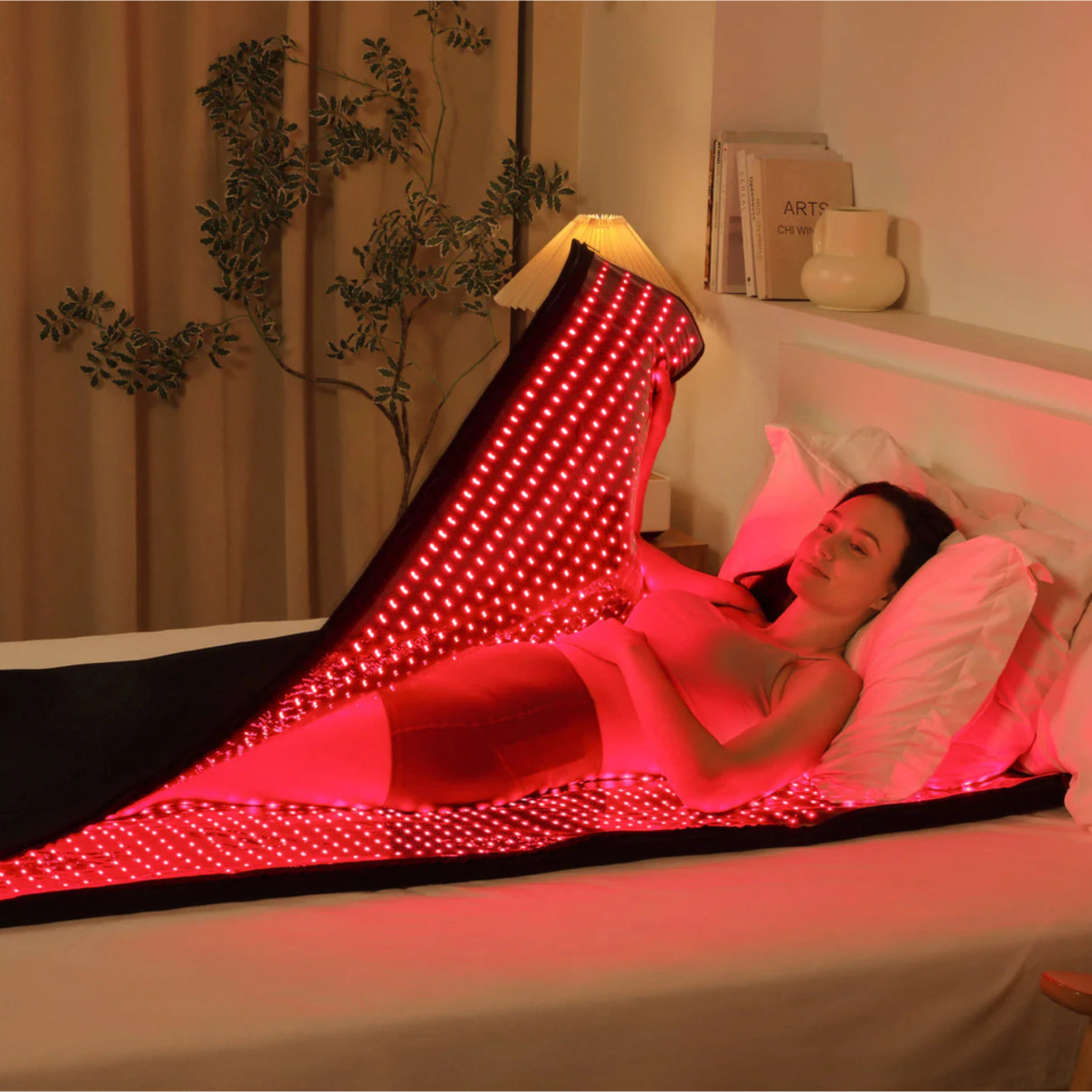 Megelin Red and Near-Infrared Wellness Mat for Whole Body