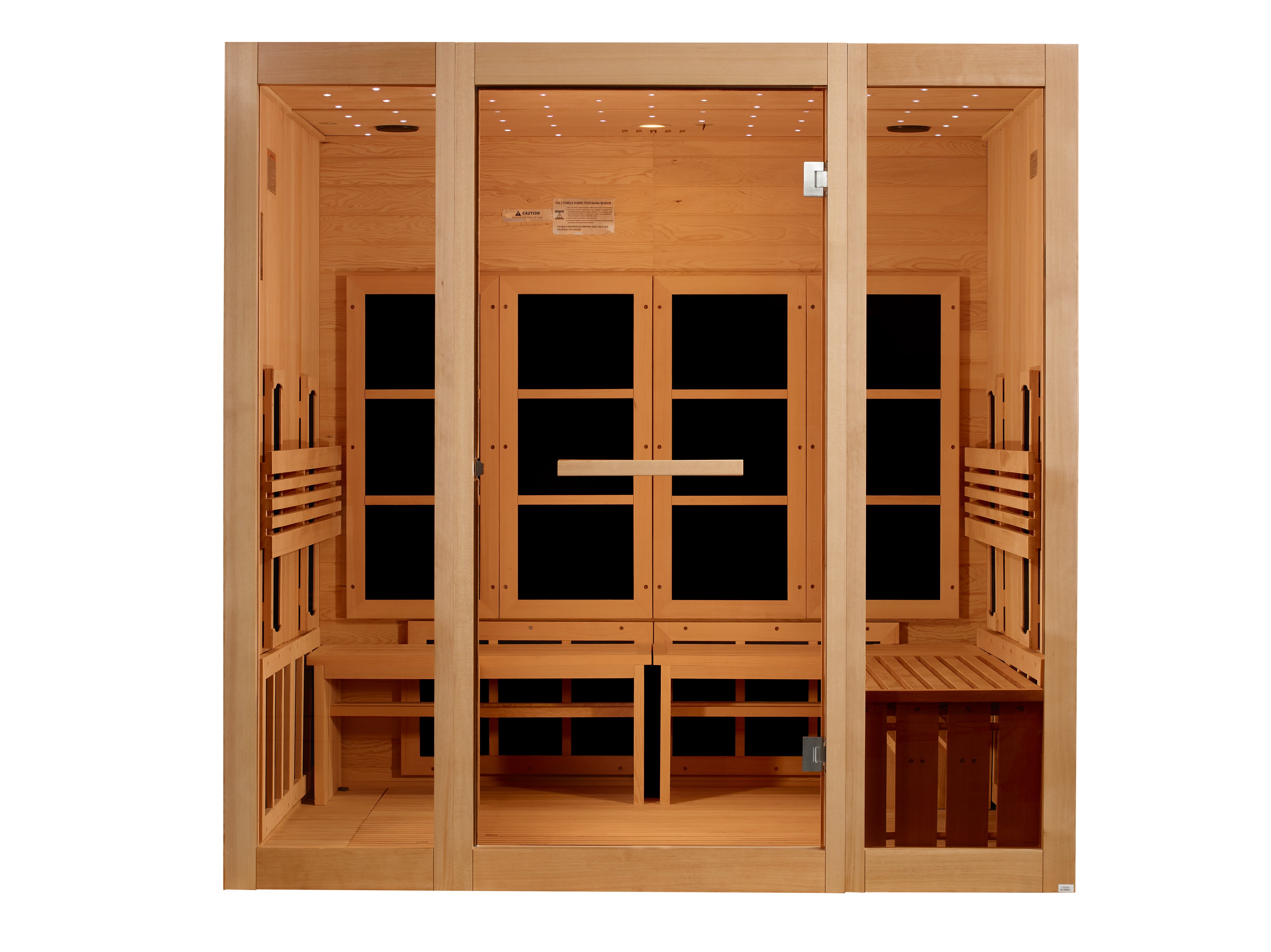 Golden Designs 8-Person Full Spectrum Near Zero EMF FAR IR Sauna (GDI-6880-03 FS)